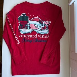 Vineyard Vines Toddler Girls’ Christmas Long Sleeve Tee